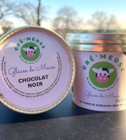 Glaces de Meuse - Lot P'tits Pots "Chocolat Noir" - Crème glacée (90gr)