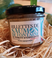 Eauzons ! - Rillettes de Saumon de fontaine au piment d'Espelette 100g