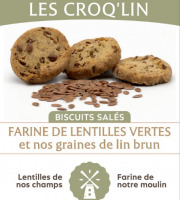 L'Atelier Contal - Paysan Meunier Biscuitier - LES CROQ'LIN - 100 g