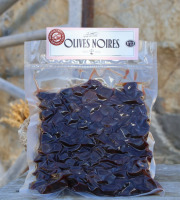 Vergers des brunots - Olive Noire de Nyons dénoyautées 500g