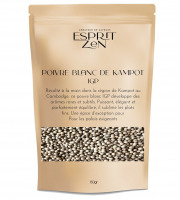 Esprit Zen - Poivre Blanc de Kampot IGP -  sachet refermable de 50g