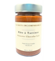 Secrets Incomparables - Pâte à Tartiner Noisette du Piémont IGP Chocolat Lait 200g