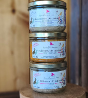 Les Délices du Coin - Coffret cadeau 3 pots 180g– 2 Rillettes et 1 toastillette