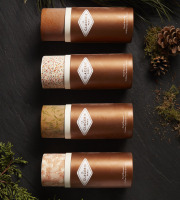 La Glacerie par David Wesmaël - Meilleur Ouvrier de France - Coffret Prestige de 4 bûches glacées nomades de 6 personnes