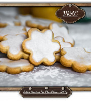P'tit Bout d'Alsace - Sablés Alsaciens Bio Fleur Citron - 500 g (VRAC)