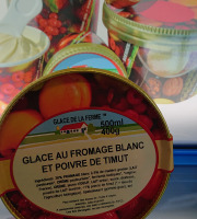 Les Glaces de la Promesse - Glace au fromage blanc et poivre de Timut