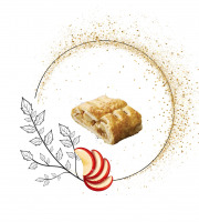 Traiteur Gourmet d'Alsace - Apfelstrudel ou  Strudel aux pommes 2 personnes