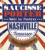 Le Lavandier Charcutier Pontivy - Saucisse Porter x4