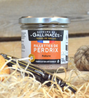 Terre de Gallie - Rillettes de perdrix nature x 20
