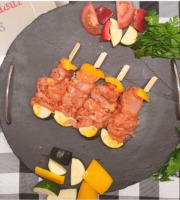 La ferme Grandvillain - Brochette de poulet marinade piment d'Espelette - 4 x 180g