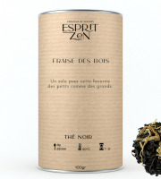 Esprit Zen - Thé Noir "Fraise des bois" - fraise -Boite 100g