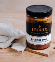 Leohia - Daube de bœuf mijotée dans ses petits légumes & son riz 360G
Version Nomade, prêt-à-déguster !