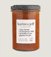 Karine & Jeff - Sauce tomate parmesan, basilic et pignons de pin 6x200g
