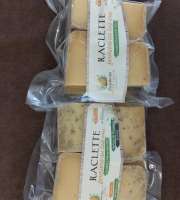 Ferme des Petits Monts - Plateaux Raclette fermière et BIO - 1 NATURE + 1 mixte Authentique 1,2kg