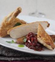 Des Poules et des Vignes à Bourgueil - 4 suprêmes  de Géline de Touraine cuits