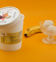 Le Jardinier Glacier - GLACE VEGETALE BANANE AVOINE 1 LITRE