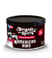 La Brigade des Epices - AMERICAN RIBS - Assaisonnement pour le porc - Paprika fumé et herbes - 100g
