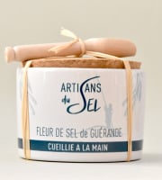 Artisans du Sel - Pot en céramique et Fleur de sel de Guérande naturelle + Pelle