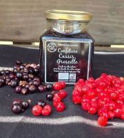 Le verger bio de Quinsac - Confiture de cassis groseille 330gr BIO