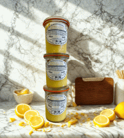 Les Bocaux du Bistrot - (Lot de 2x 125g) Citron à la crème, biscuit Cantuccini