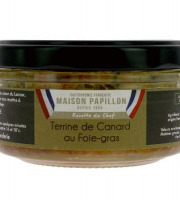 Maison PAPILLON - Artisan depuis 1955 - Terrine de Canard au Foie-Gras 130g