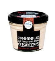 Pisciculture des eaux de l'Inval - Crémeux De Truite Fumée 80 Gr