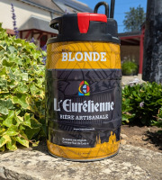 L'Eurélienne - Brasserie de Chandres - Mini fût de bière Blonde L'Eurélienne en 5L