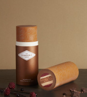 La Glacerie par David Wesmaël - Meilleur Ouvrier de France - Bûche glacée « Cèdre Intense » Chocolat noir et épices douces pour 6 personnes