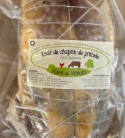 Ferme du Vidalies - [Précommande] Roulé de chapon de pintade farce morilles 3% ≈ 2 kg