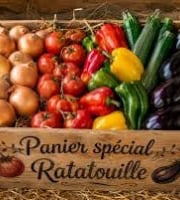 La Coussoyote - panier ratatouille de septembre . fruit gorgés de soleil