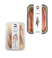 Maison DEHESA - Sashimi d'anguille et sardine fumées
