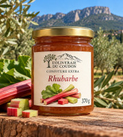 L'OLIVERAIE DU COUDON - CONFITURE EXTRA DE RHUBARBE 370 gr