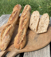 Ferme Sinsac - Baguette au levain (lot de 4 x 250grs) au blé