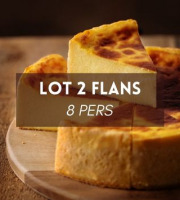 Maison Héron père et filles - Lot de 2 flans 8 personnes