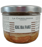 La Chikolodenn - Kig Ha Farz, La Potée Bretonne Avec Le Farz Au Sarrasin Et De La Poitrine, Plat Individuel 280g