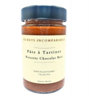 Secrets Incomparables - Pâte à Tartiner Noisettes du Piémont IGP Chocolat Noir 200g