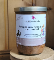 Les Délices du Coin - Rougail aux saucisses de canard et son riz 780g