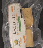 Ferme des Petits Monts - Plateau raclette fermière et BIO NATURE/POIVRE- 1 à 2 pers -300 g