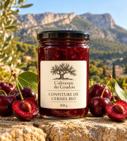 L'OLIVERAIE DU COUDON - CONFITURE DE CERISE BIO 300g