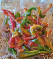 Les Jardins de Gérard - Poivrons mix (émincés) - 250g