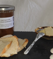 La Ferme du Montet - Confiture Extra de figues blanches safran BIO - 220 g