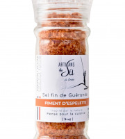 Artisans du Sel - Moulin à Sel au Piment d'Espelette 80g x 9