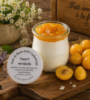Ferme de l'Elanion - Yaourt Confiture Mirablle 125g