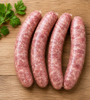 La ferme de Nolwenn - [Précommande] Saucisses fraîches de porc mangalica x 4 (400 gr)