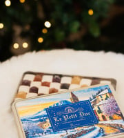 Le Petit Duc - Boîte métal Damier de calissons édition Noël