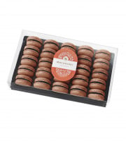 Invitation au Délice - Coffret Mono-parfum - 25 Macarons Chocolat