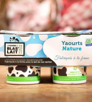 La Ferme de Blas'Lait - Yaourts Nature x4