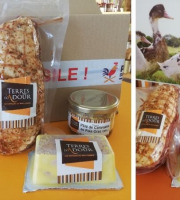 Terres d'Adour - Colis Spécial Repas de Fêtes avec Foie Gras Mi-Cuit - 4/5 Personnes