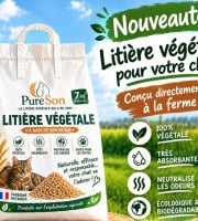 Pat'O Blé - Litière végétale Pure son pour votre chat