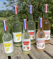 Ferme Sinsac - Trio de pétillants sans alcool 33 cl (mimosa, pommes, fraise-rhubarbe) x 12